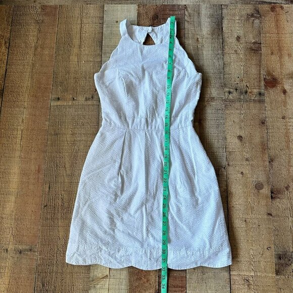 Lauren James White Sleeveless Dress With Keyhole Back XS - Picture 4 of 9